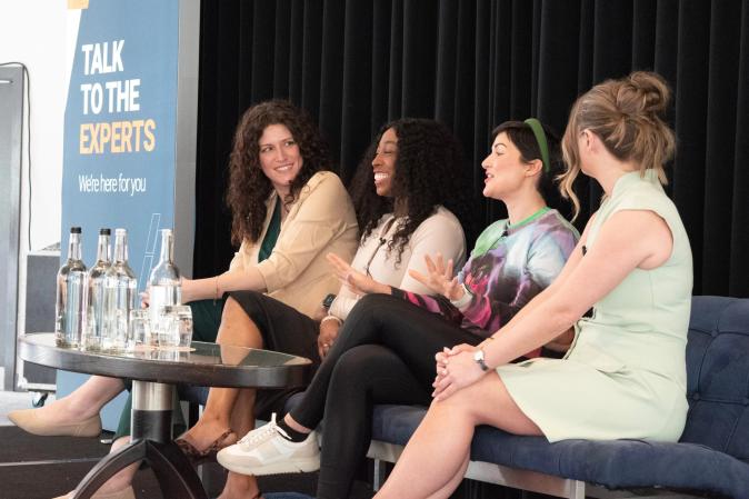 Panel - including Kim Opszala (second left)