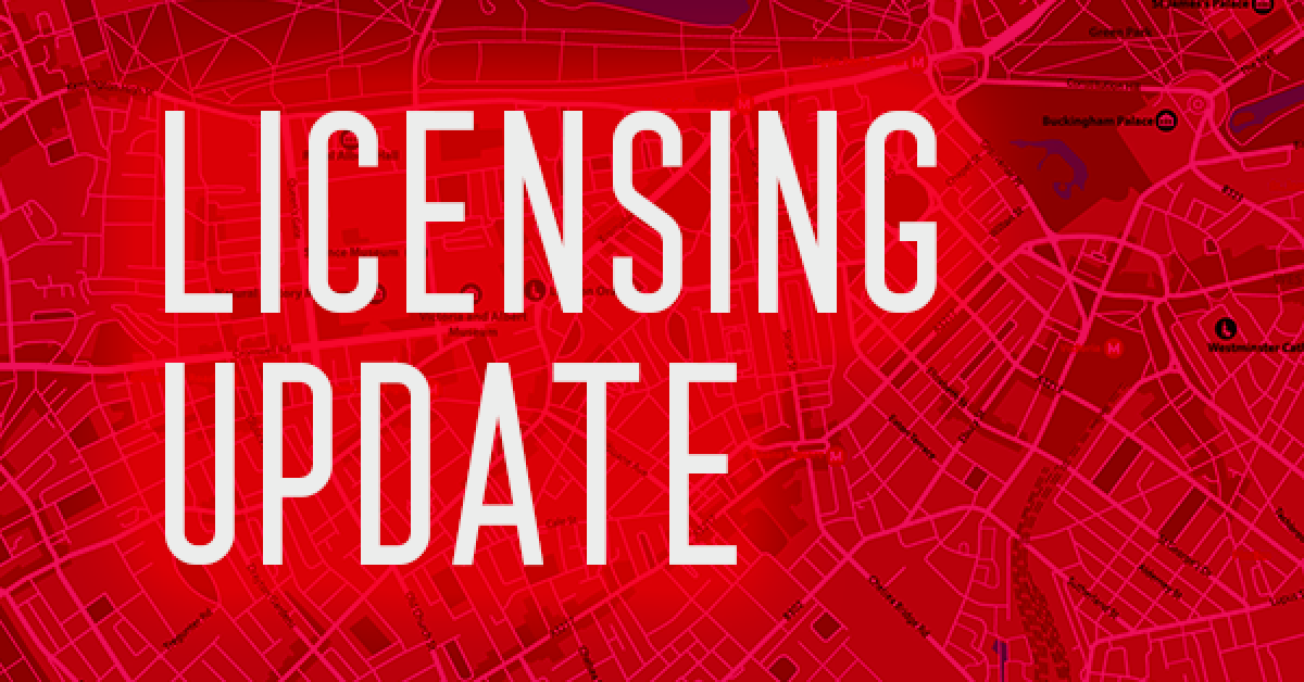 Your licensing update
