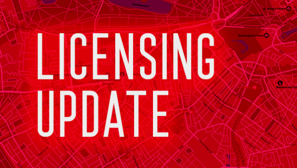 Your latest local licensing update