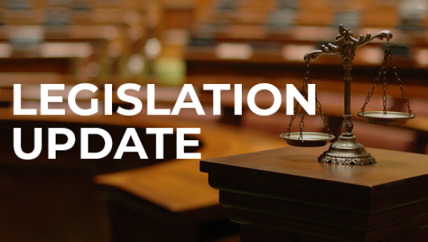 Update: New legislation coming in this weekend