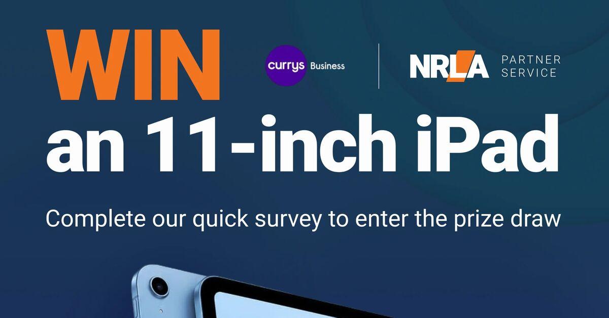 Currys Business: Enter the survey to win an iPad