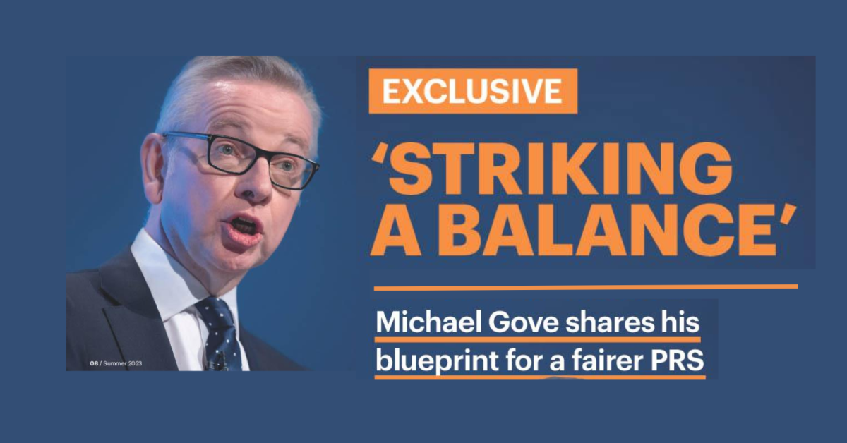 Housing Secretary Michael Gove MP writes exclusively for the NRLA