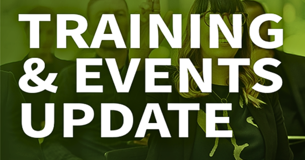 Your training and events guide for March