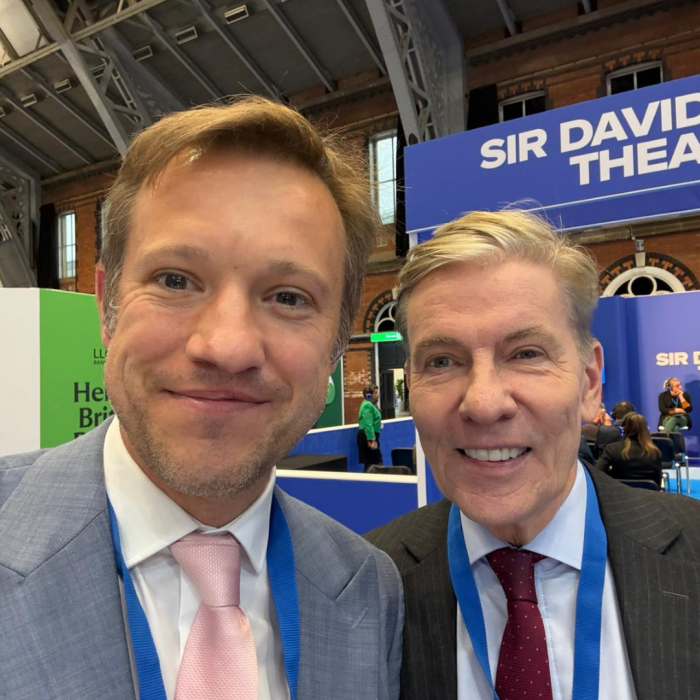 NRLA CEO Ben Beadle with Andrew Pierce MP