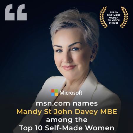 Mandy St John Davey MBE Microsoft Award