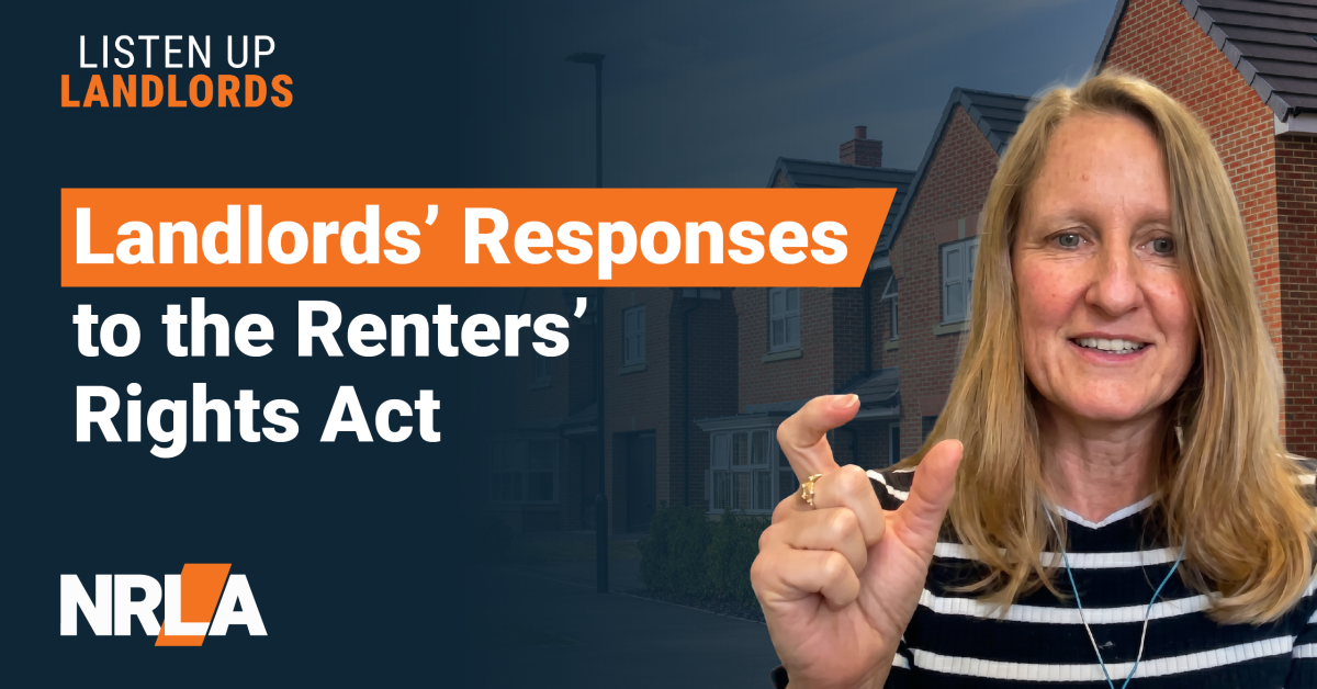 NRLA podcast: Landlords’ responses to the Renters’ Rights Act