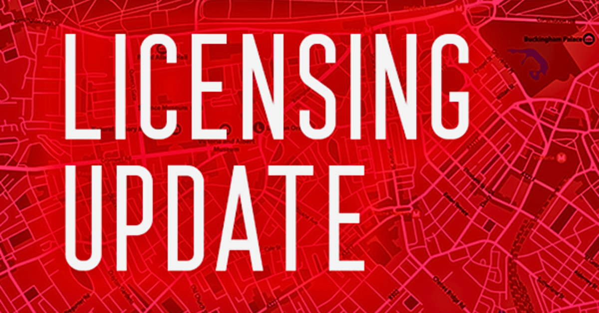 Your Licensing update for May