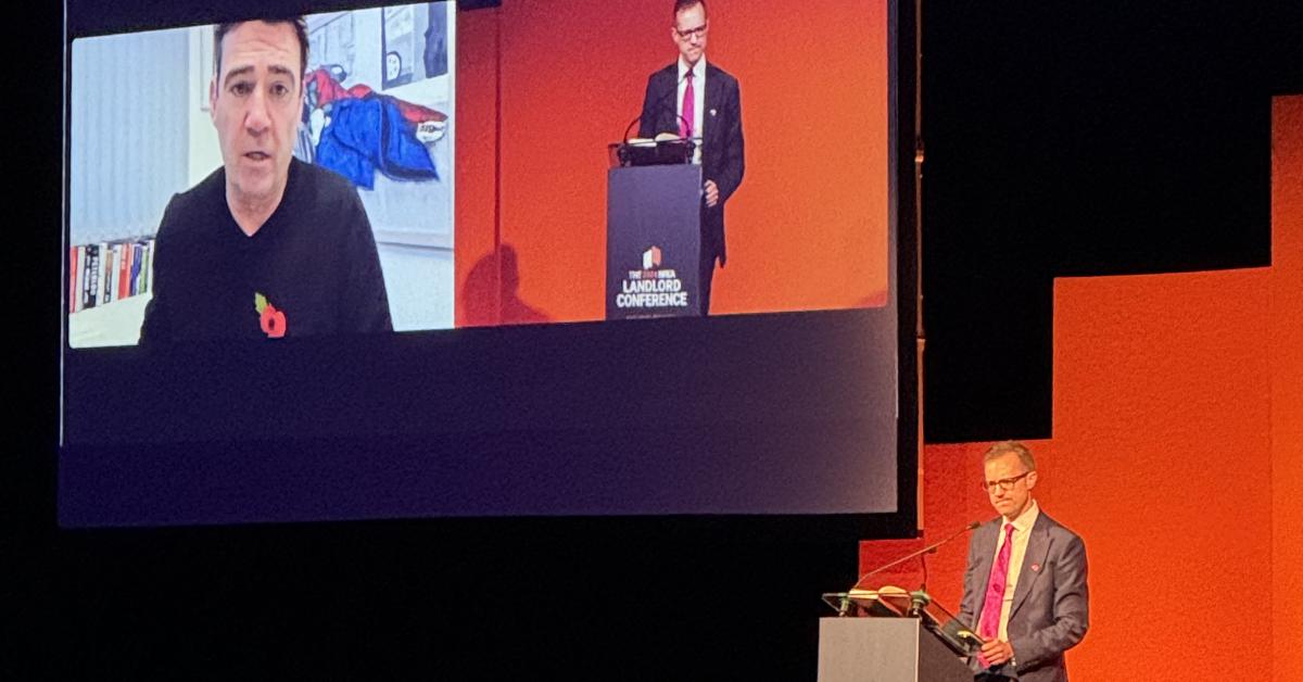 Greater Manchester Mayor Andy Burnham Addresses 2024 NRLA Landlord Conference
