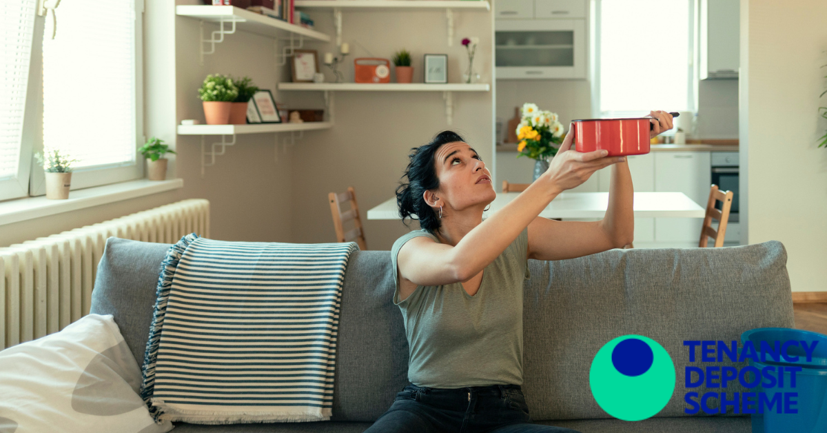 Who is responsible for damage from a burst pipe when a tenant leaves the property unattended?